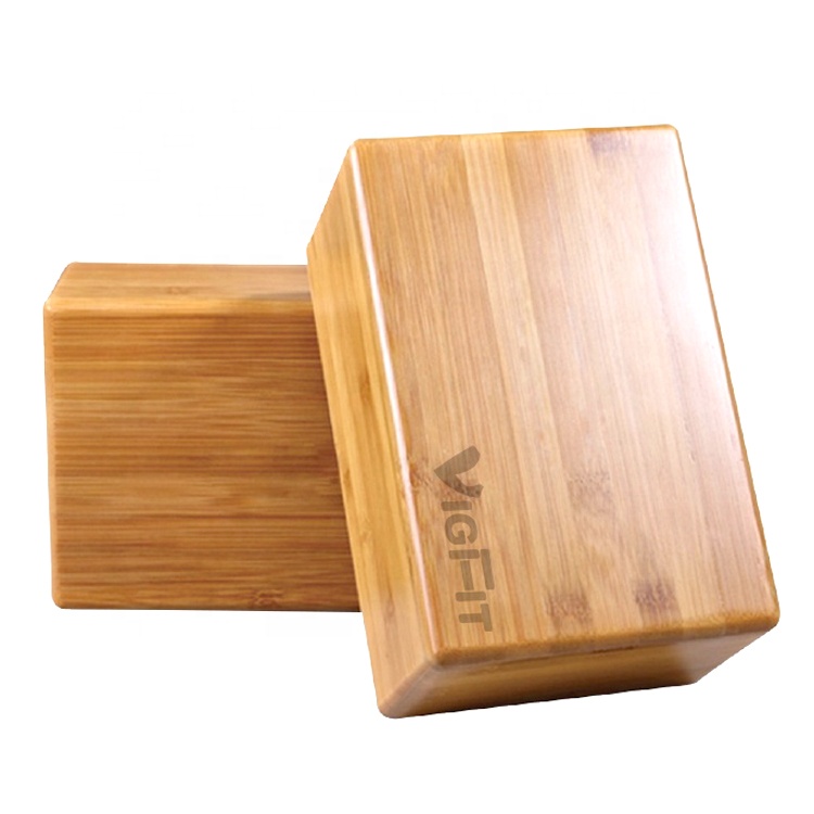 Yoga Block Solid Wood Pilates Brick